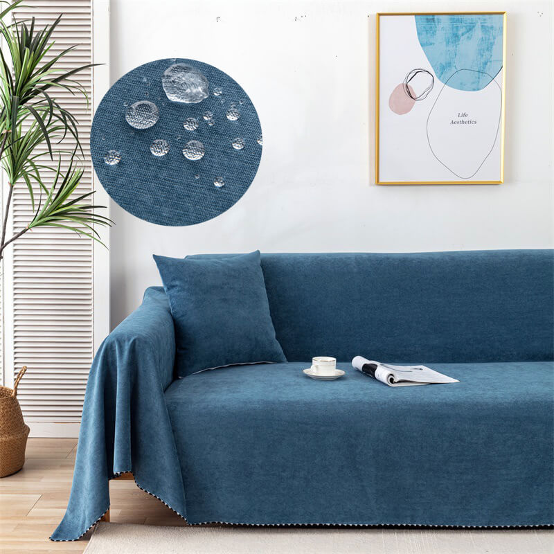 Norvo | Vanntett Sofa Kastteppe | Anti-skli. Jacquard Kanter & Ideell for Dyr og Møbelbeskyttelse