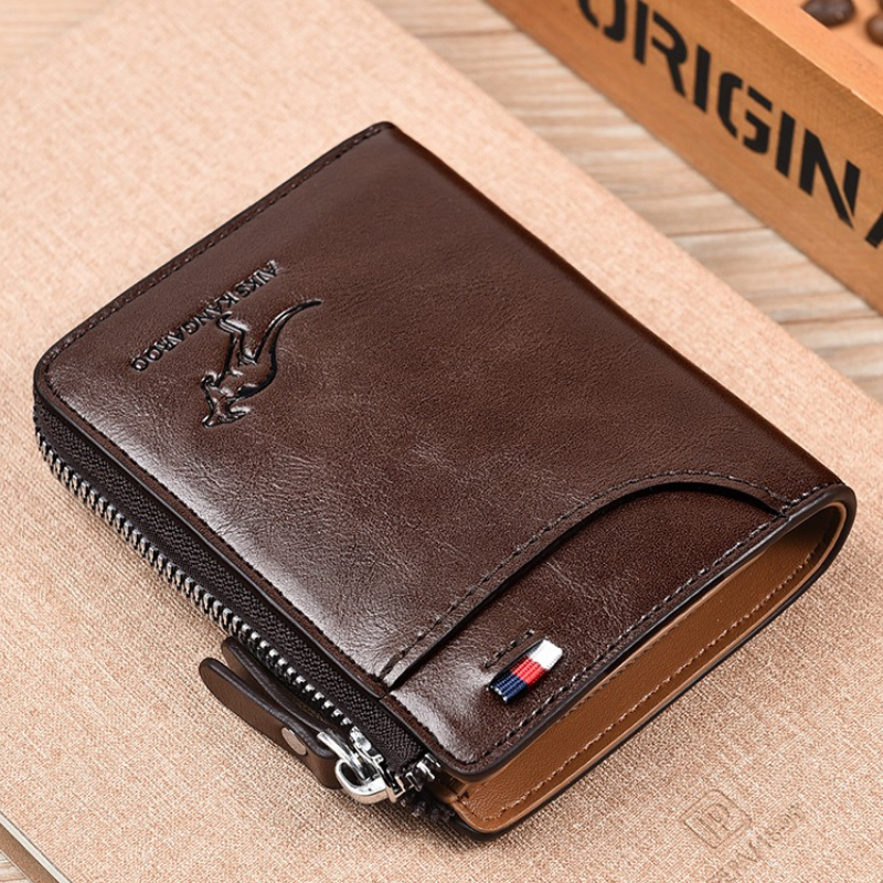 Norvo | WalletPro – Men’s Genuine Leather RFID Anti-Theft Wallet
