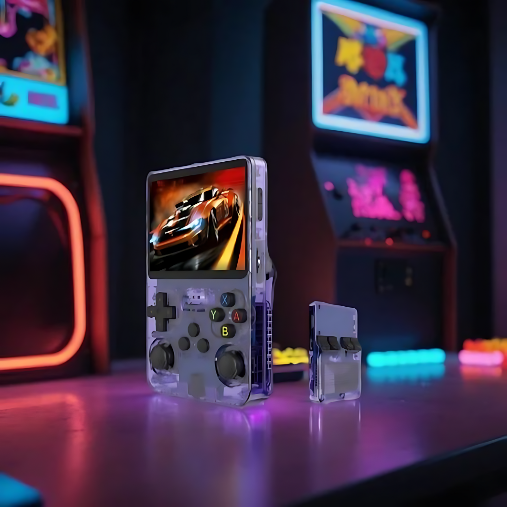 Norvo | Retro Revolution: Håndholdt spillkonsoll med HD-skjerm og USB-lading