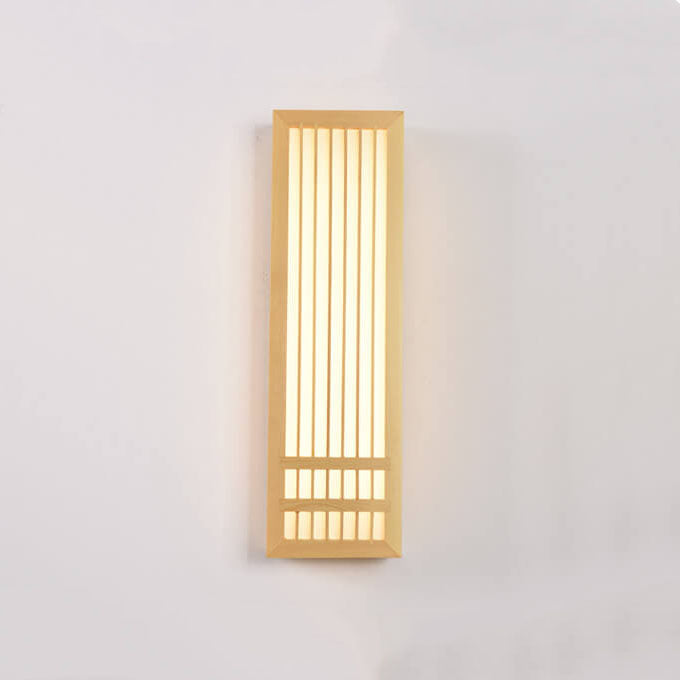 Norvo | ShizuLight | Japansk Tre LED Vegglampe – Minimalistisk Zen-Inspirert Belysning