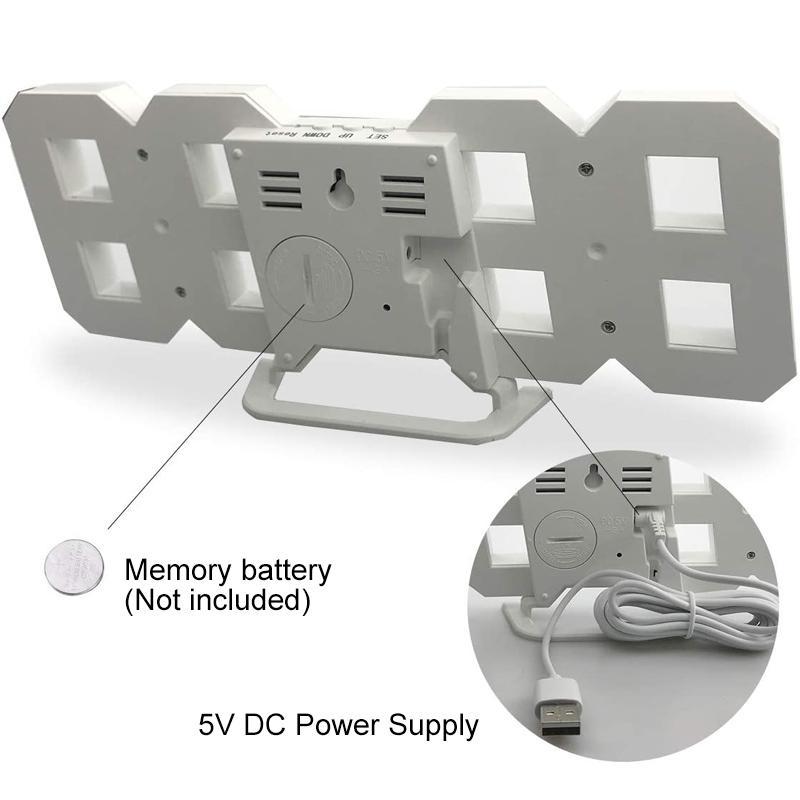 Norvo | Smart 3D Digital Klokke Alarm