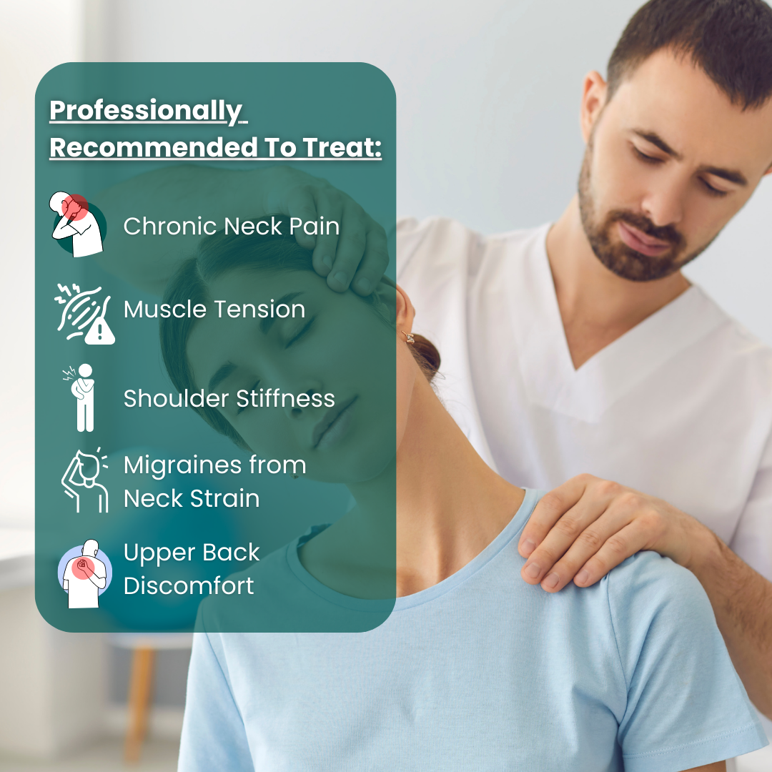 Norvo | Varmepad & Massager | Norvo | og Skuldervarme for Muskelavslapning | Justerbare Innstillinger for Stresslindring | MÄlrettet Norvo | Smerte og Avslapning