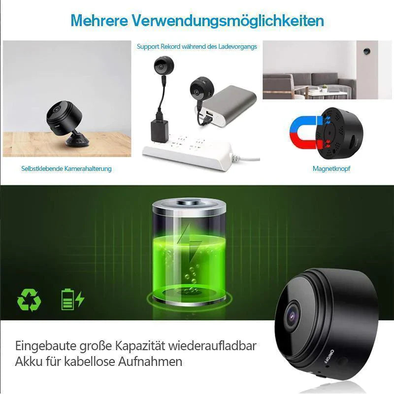 1080p magnetisk WiFi mini kamera