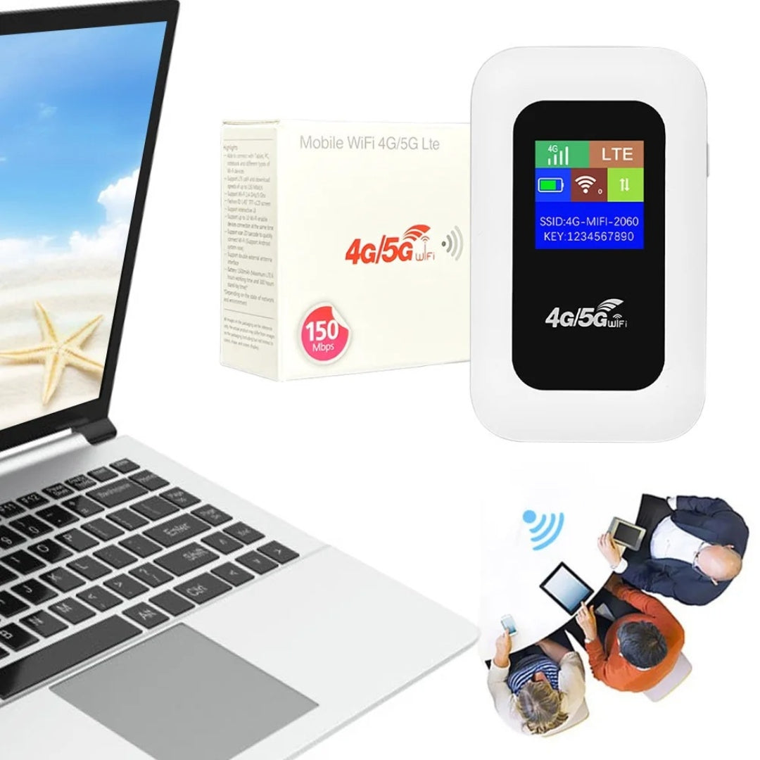 Norvo | WiFi-ruter for reise – 5G WiFi-dongle for sømløs tilkobling hvor som helst
