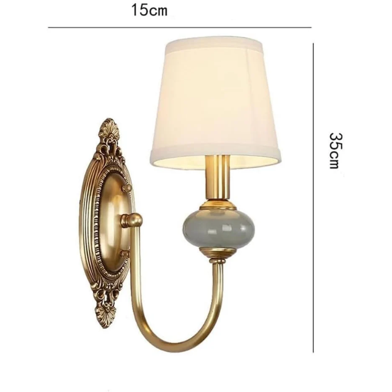 Norvo | Vintage Retro Vegglampe Kobber