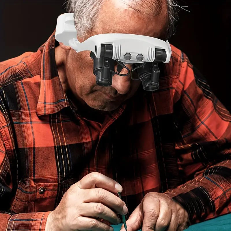 Norvo | Forstørrelsesglass med LED-lamper for doble øyne