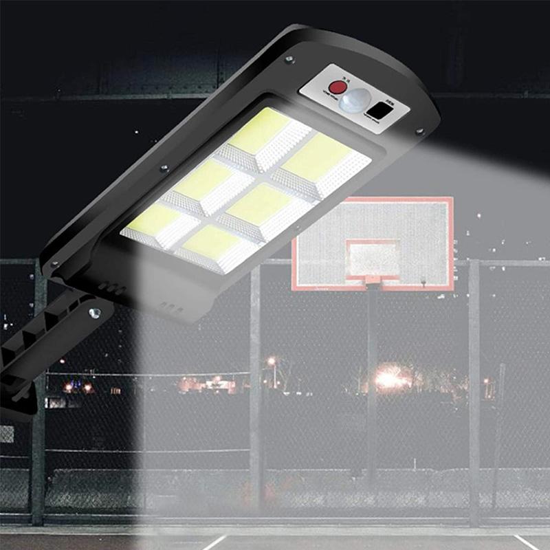 Norvo | 200W Utendørs Solenergi LED Lampe med Fjernkontroll, Bevegelses- og Dusk Sensor