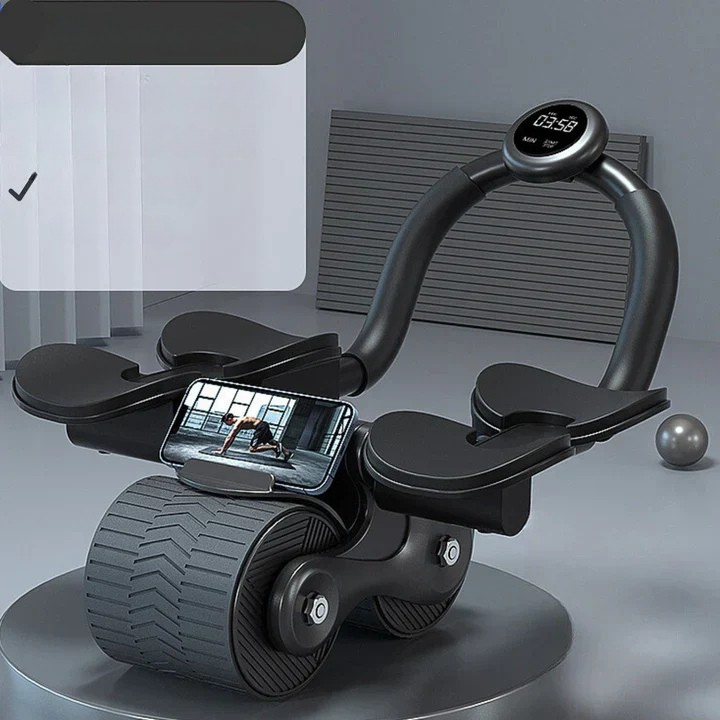 Norvo | Abdominal Muscle Training Device | Ergonomisk, 360° Bevegelse & Praktisk Telefonholder for Total-Kropp Trening hjemme