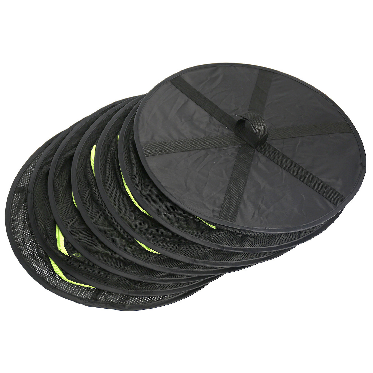 Norvo | Sammenleggbar tørkekurv for frukt, grønnsaker og urter – Multilags nettlagring for rask tørkeprosess