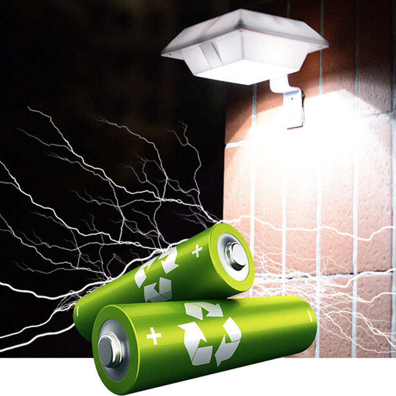 Norvo | Solar UFO-formet design gjerde lys LED utendørs vegglampe