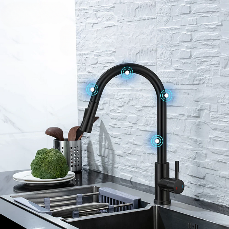 Norvo | Touchnickel – Intelligent blandebatteri med sensor