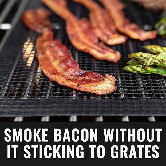 Norvo | Teflon Non-stick BBQ Grill Mesh Mat for gjenbrukbar rengjøring