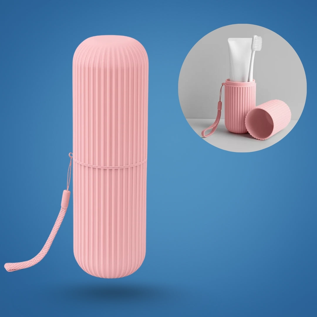 Munnskyllingskopp inkludert – Kompakt støvbestandig design – Hygienisk munnhygiene for reiser og ferier Norvo