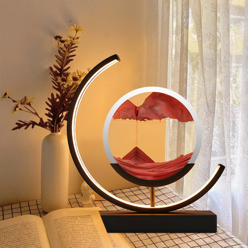 Norvo | 3D Sand Shell Bordlampe - Abyss