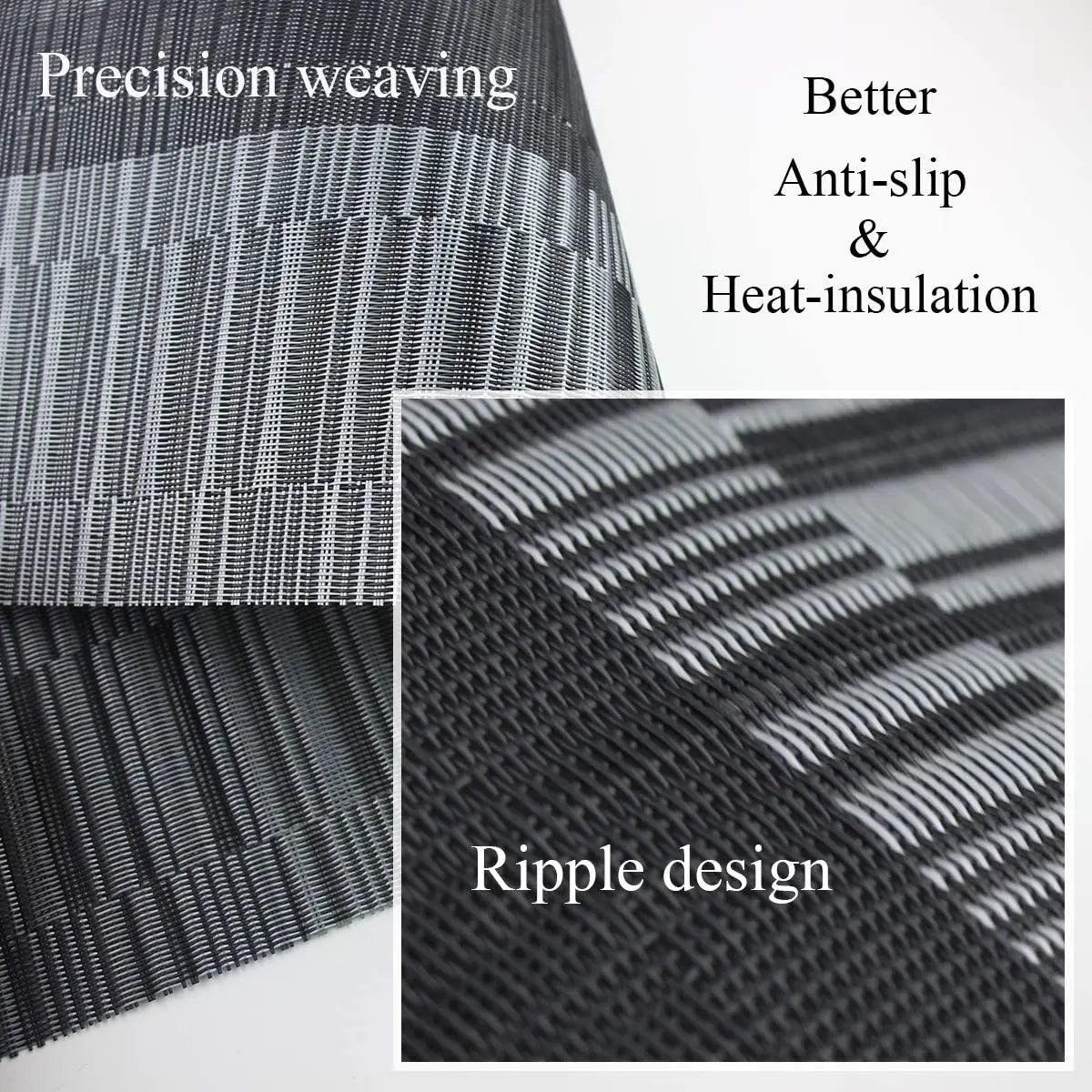 Norvo | SturdyWoven – Premium Vaskbare Varmeresistente Duker (Sett med 4)