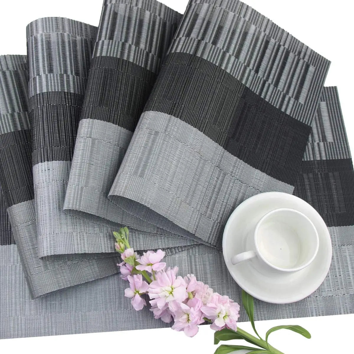 Norvo | SturdyWoven – Premium Vaskbare Varmeresistente Duker (Sett med 4)