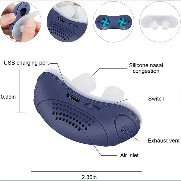 Norvo | Søvnløs, maskefri, Micro-CPAP Anti-Snorking