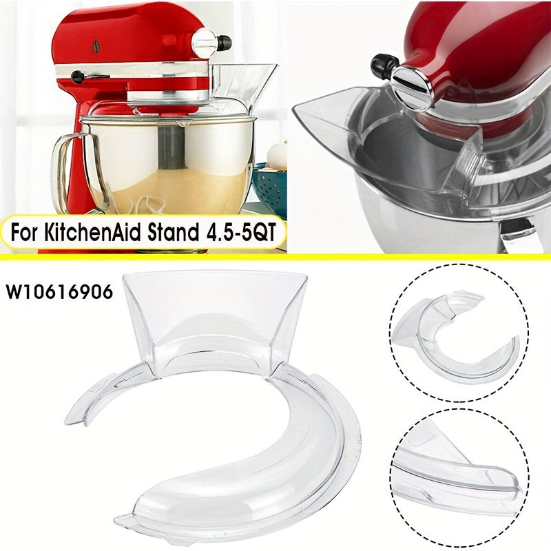 Norvo | Tipping Cover for KitchenAid 4,5 og 5 Quart Tilt-Head Mikserboller – Kompatibel med KN1PS – Gjennomsiktig dekke for polerte eller børstede rustfrie stålsboller