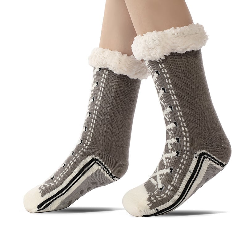 Norvo | Ultra-tykke Cashmere Slippers Sokker S