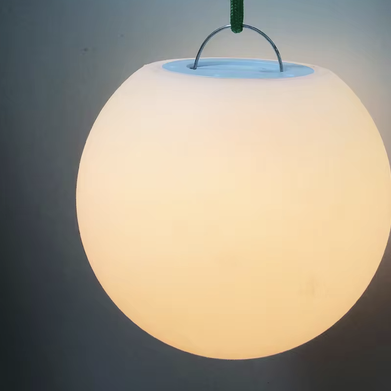 Norvo | Solvannstålig Globe Light | Fargeforandrende. Fjernstyrt & Ideell for Utendørs Hage- og Patioinnredning