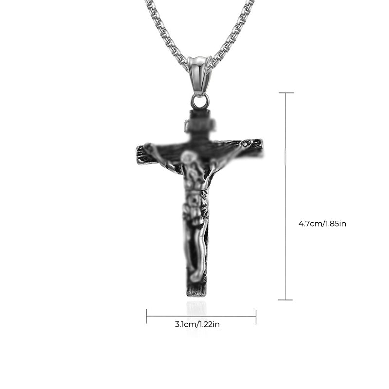 Norvo | Titanium Steel Cross Pendant Necklace