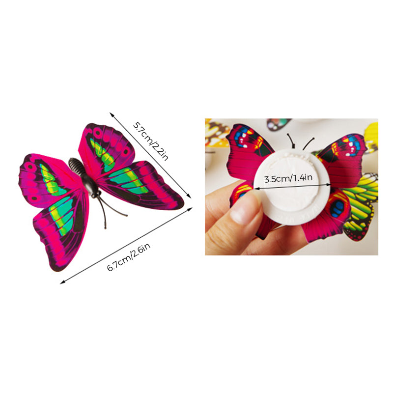 Norvo | 3D LED Sommerfugl Dekorasjon Nattlys