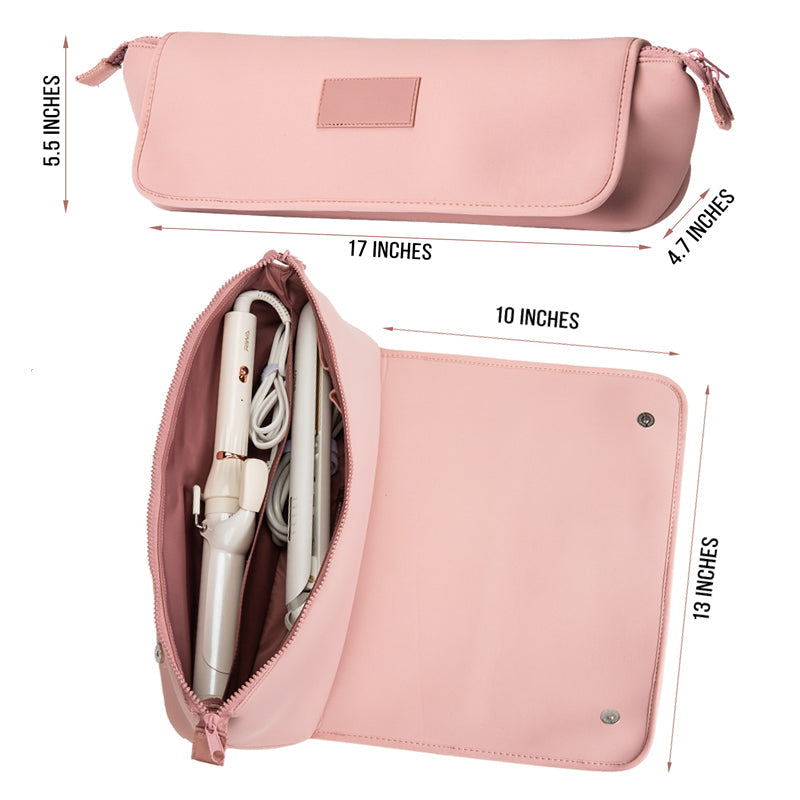 Norvo | Hårverktøy reiseveske og varmebestandig matte