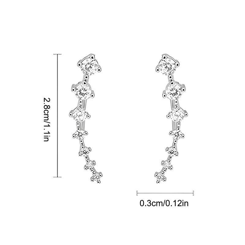 Norvo | Seven Star Diamond Stud Earrings