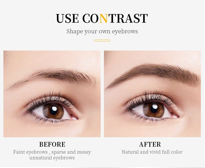 Norvo | 3D Vanntett Microblading Brynpen 4 Gaffeltip Tatoveringsblyant