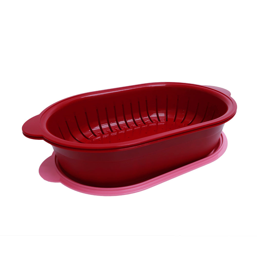 Norvo | Tupperware Oval Server med Sil 2.0L