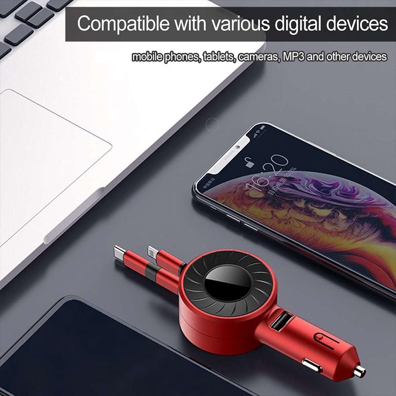 Norvo | 3-IN-1 Telescopisk Mobil Lader