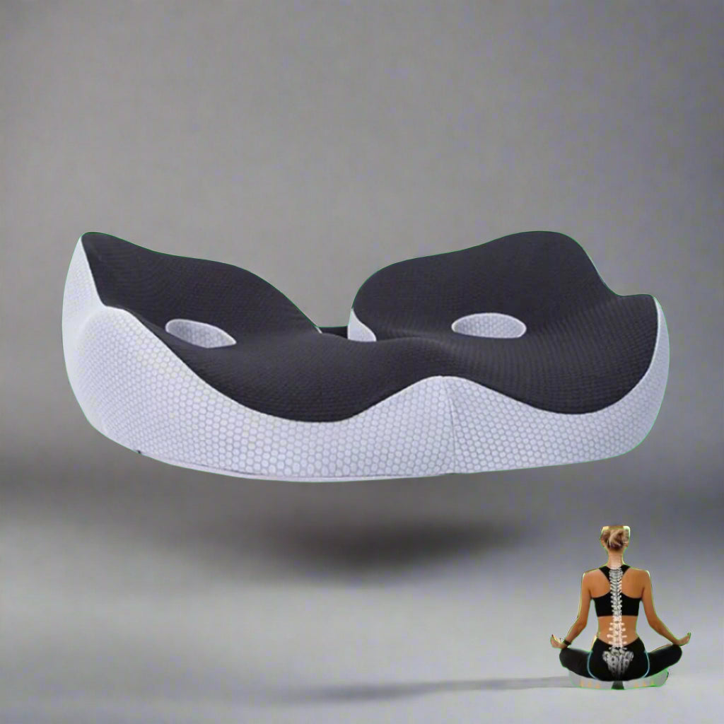 Norvo | Justerbart minneskum setetrekk for sittebenavlastning | Ergonomisk design for kontorstol og bilbruk