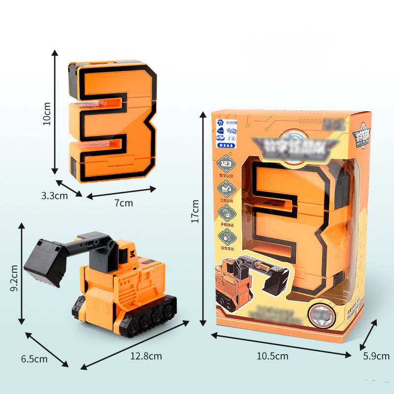 Norvo | Toy Deformation Number Transformer for Kids