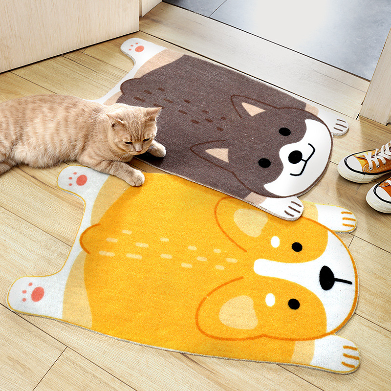 Norvo | Søt Dyre Antiskli Mat – Pet Design for Kjøkken, Bad og Gang