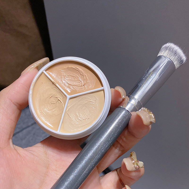 Norvo | Tri-Farge Concealer Palette for Akne Flekkene og Mørke Sirkler
