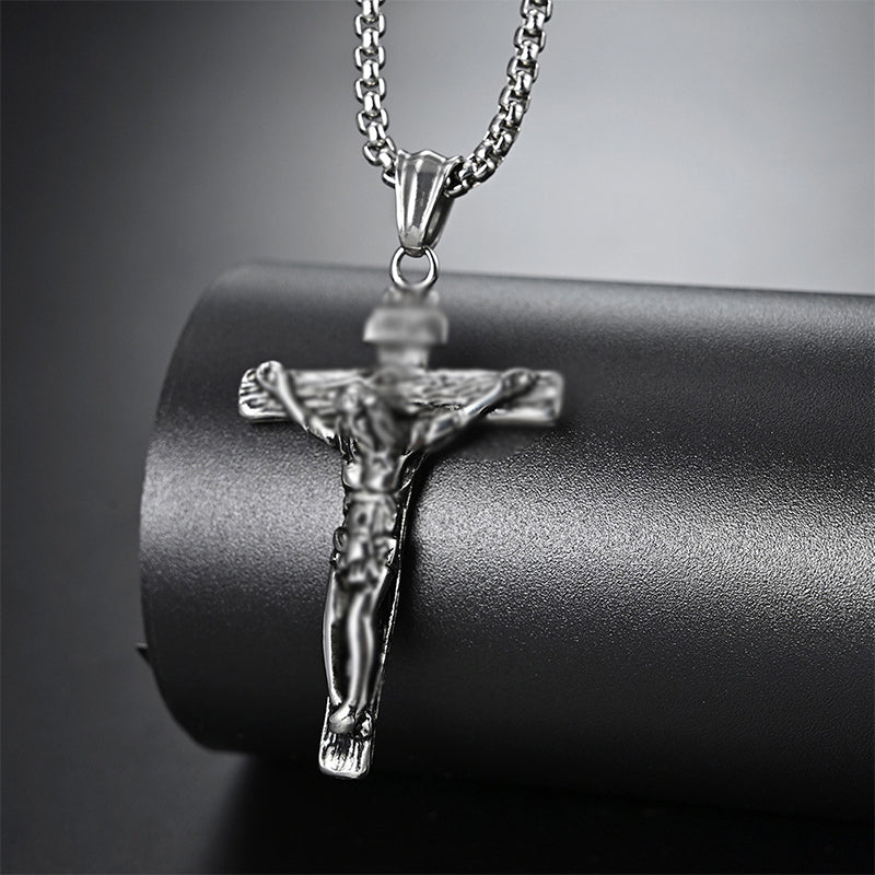Norvo | Titanium Steel Cross Pendant Necklace