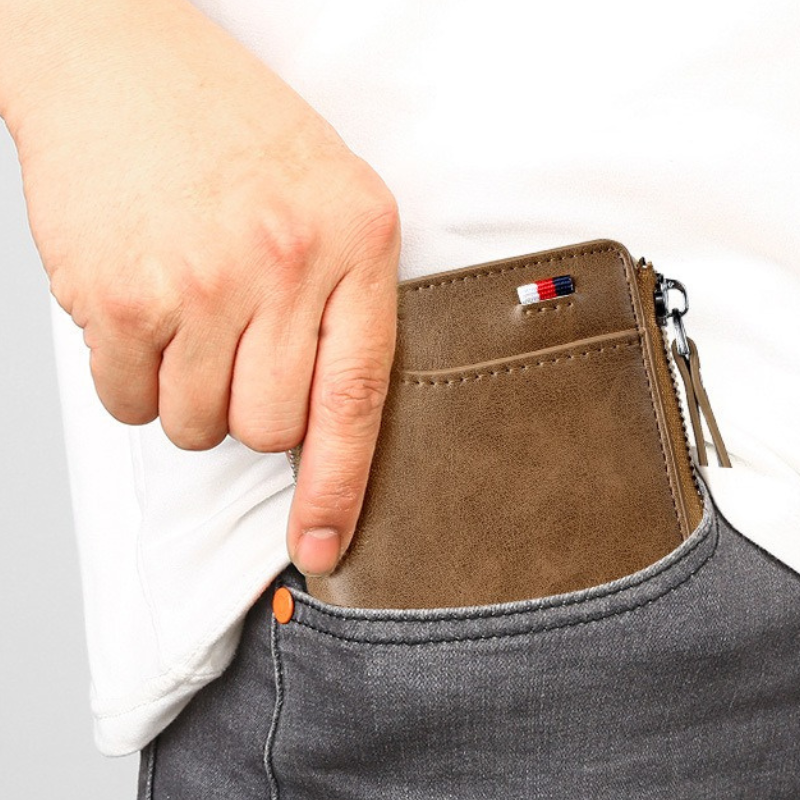 Norvo | WalletPro – Men’s Genuine Leather RFID Anti-Theft Wallet