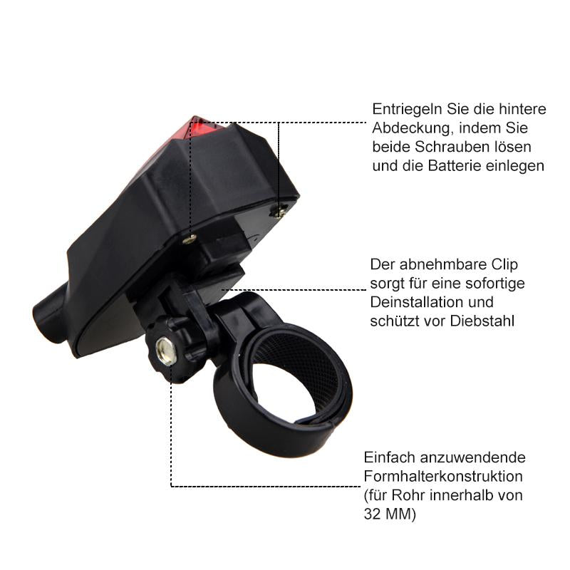 Norvo | Sykkel Laser Prosjektor Baklys