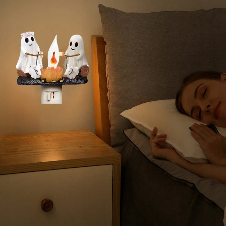 Norvo | 👻 Spøkelseshbål med flakkende nattlys 🎃 ❤️🔥