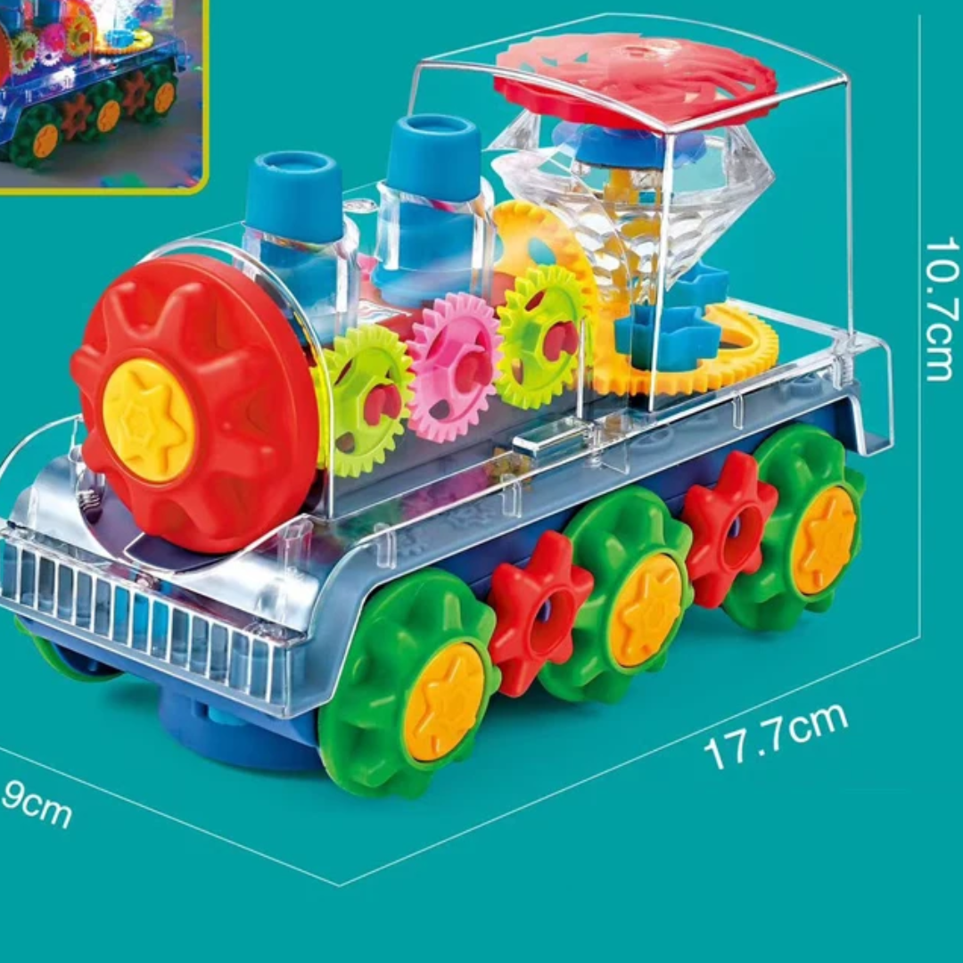 Norvo | Dansende og Belyst Musikk Damp Lokomotiv