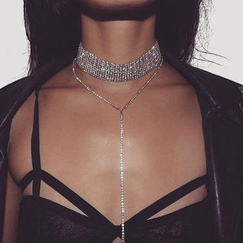 Norvo | Rhinestone Topp Choker