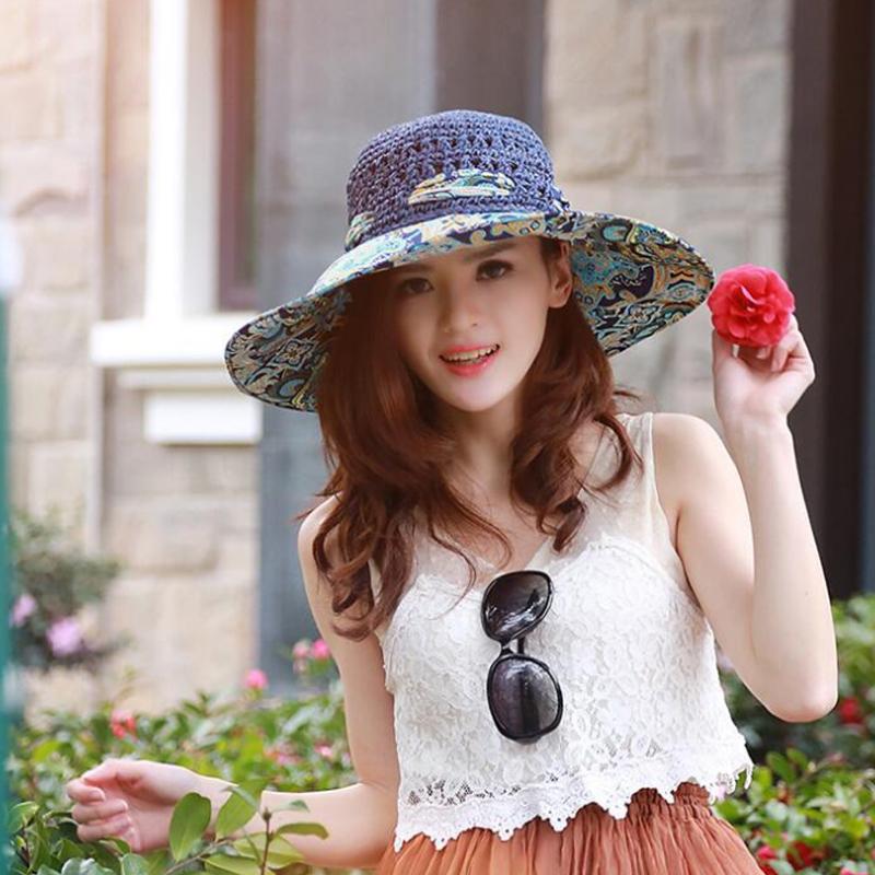 Norvo | Fashion Hollow Printed Sun Hat