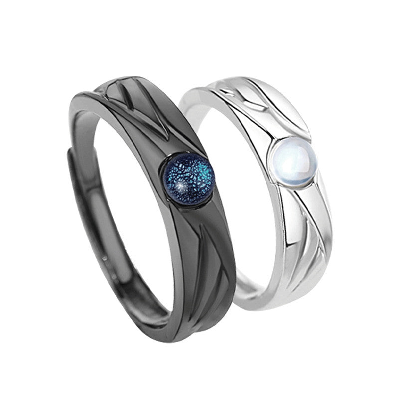 Norvo | 925 Sterling Silver Ringer for Deg og Din Partner, Beste Gave til Valentinesdagen