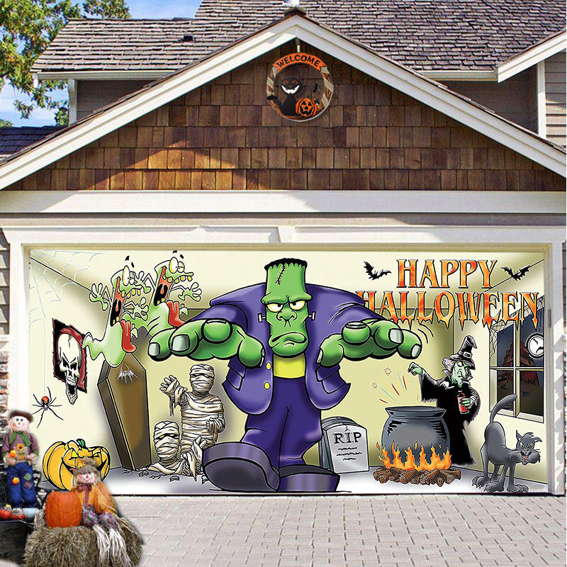 Norvo | Halloween 2023 Garasjeportdekorasjon