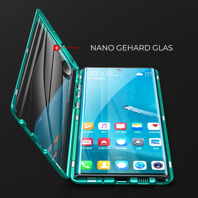 Norvo | Magnetisk herdet glass dual-sidet telefondeksel for Samsung