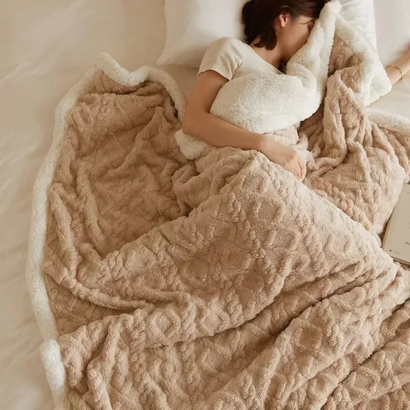 Norvo | Tykk Vinter Lammeull Kaste - WarmWool