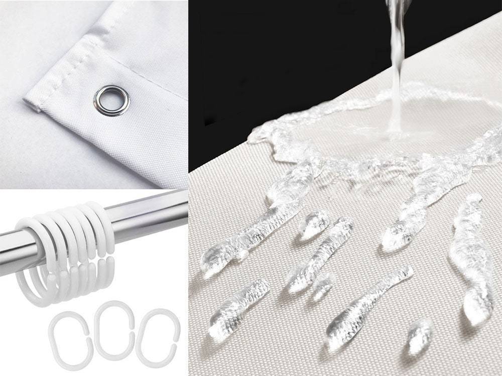 Norvo | Lys grønn lin dusjforheng