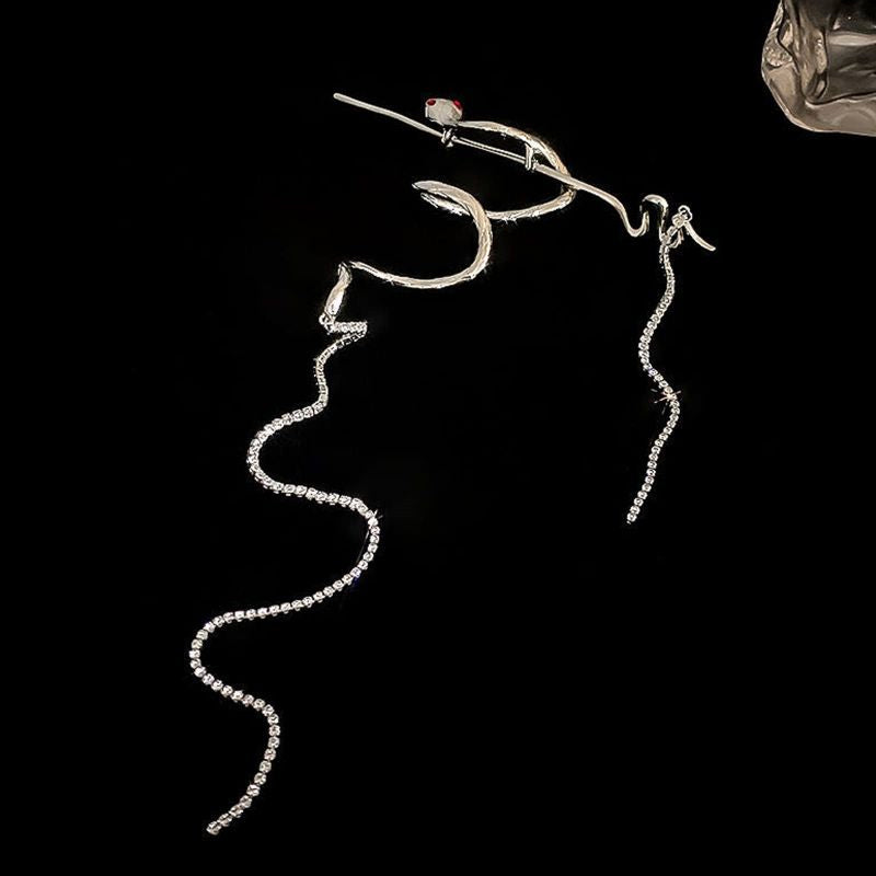 Norvo | Silver Spiral Snake Tåsmykke