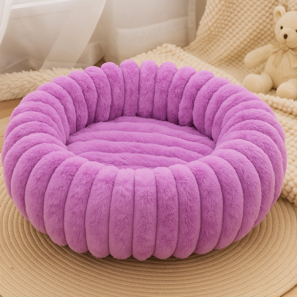 Norvo | Purrfectly Plush Rundt Kjæledyr seng