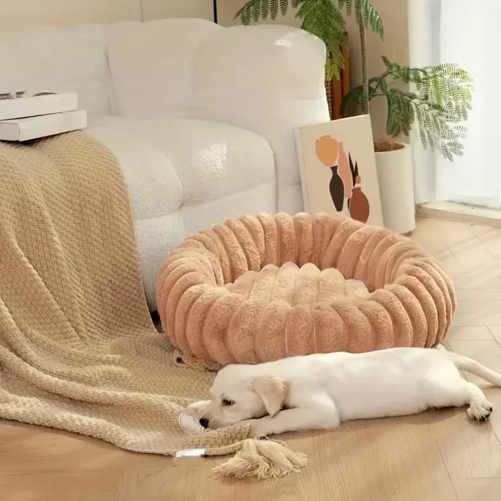 Norvo | Purrfectly Plush Rundt Kjæledyr seng